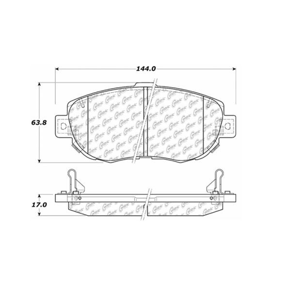 Posi-Quiet Ext. Wear Pad,106.06190